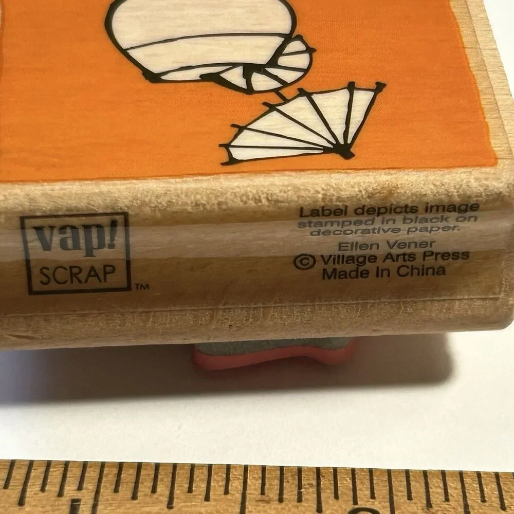 Cocktail Liquor Drinking Glass Bar Party Martini Cosmopolitan Wood Rubber Stamps